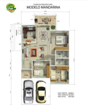 Conjunto de casas a buen precio con hermosas zonas verdes en el distrito de Arraiján en Panamá